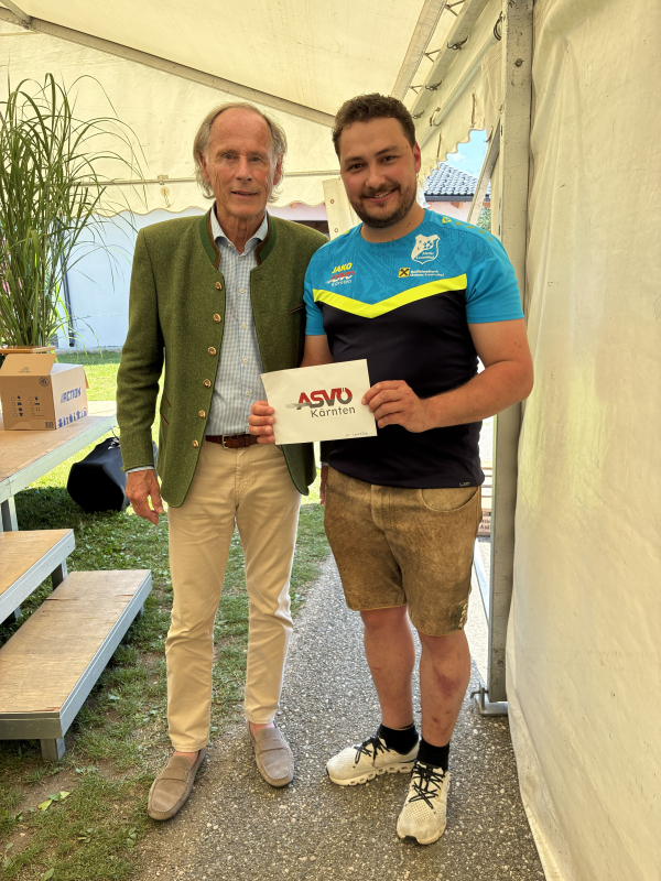 © ASVÖ | ASVÖ Kärnten Präsident Dr. Christoph Schasché und Obmann Vizebürgermeister DI Georg Loibnegger