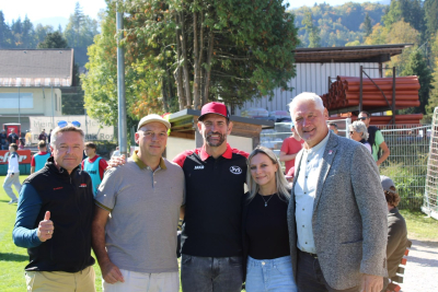 © SV St. Jakob im Rosental | v.l.n.r. ASVÖ-Vorstandsmitglied Prok. Klaus Puaschunder, KFV-Präsident Mag. Martin Mutz, Obmann Johannes Pecnik, Landesabgeordnete Nicole Schojer, Bürgermeister Guntram Perdacher