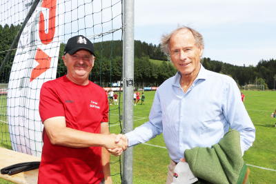 © Manfred J. Schusser: Franz Hinteregger und ASVÖ Kärnten Präsident Dr. Schasché