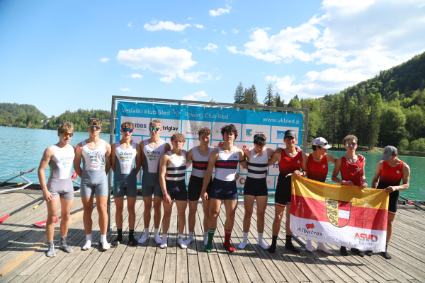 Starker Saisonauftakt für den RV Albatros bei der Alpen-Adria-Regatta in Bled